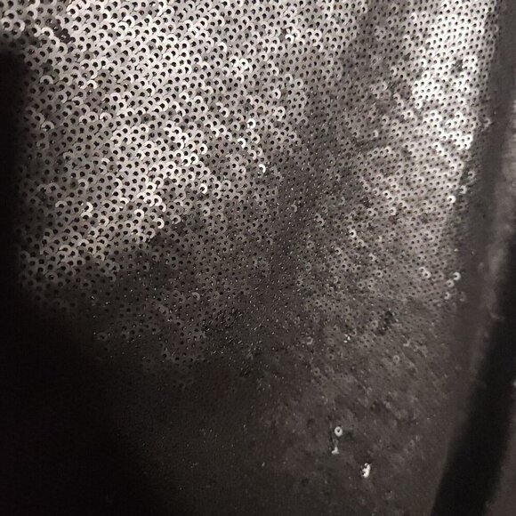 Hema Black Sequin Heavyweight Open Kimono One Size - Picture 4 of 7